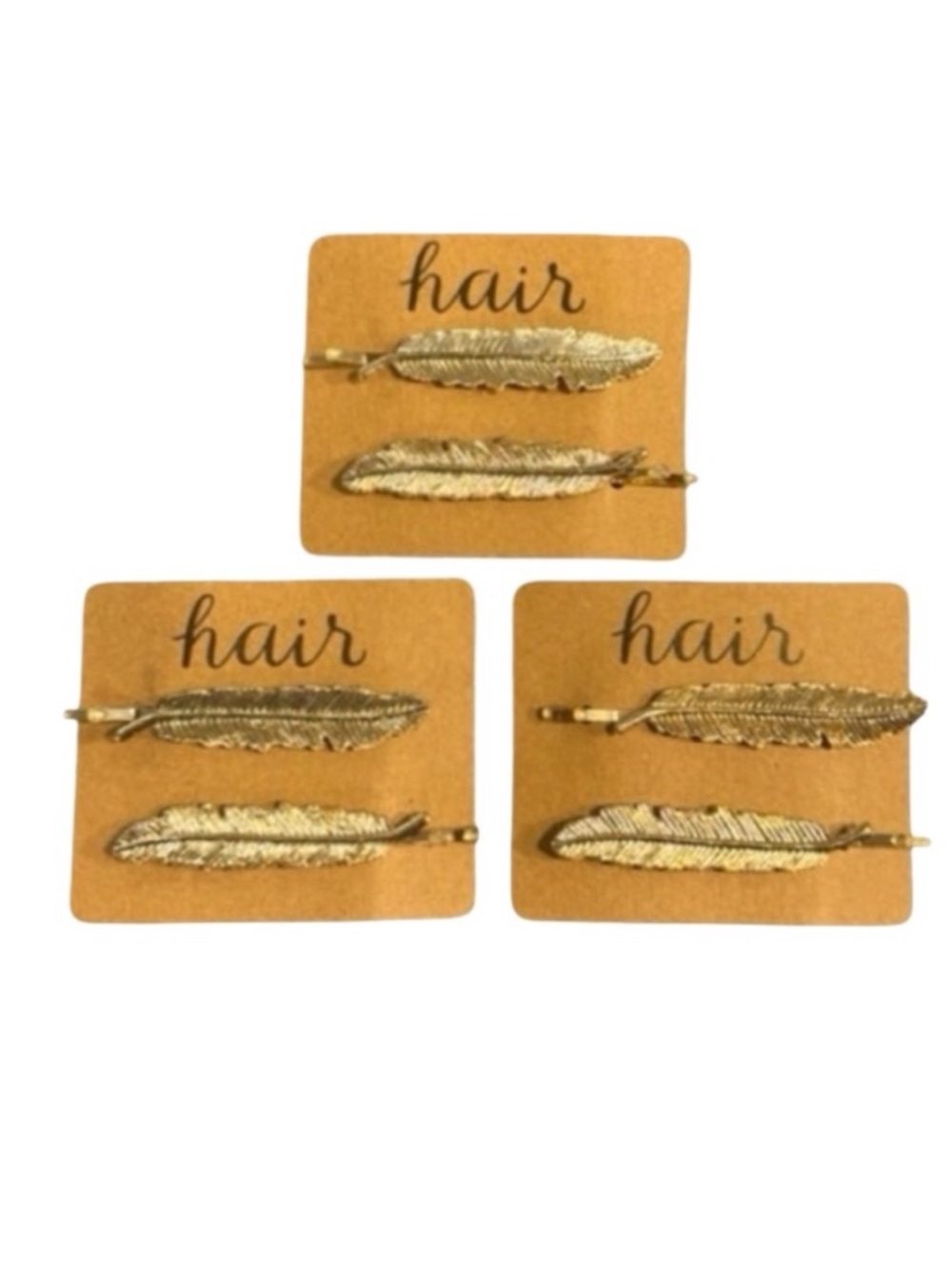 Scunci Feather Hair Clips